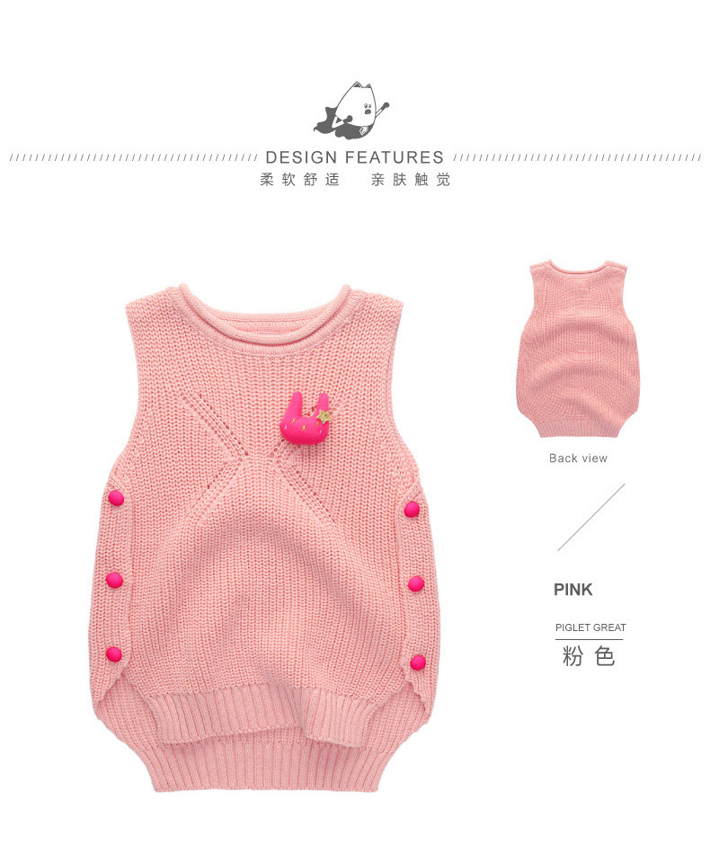 Gilet fille XZXDD en mélange - Ref 2070947 Image 14