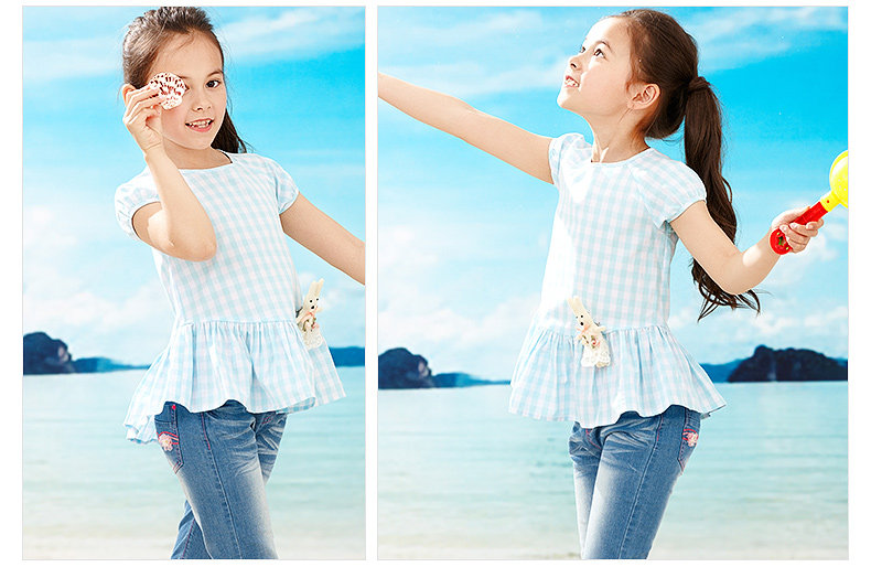 Chemise fille XZXDD à manche courte - Ref 2084495 Image 25