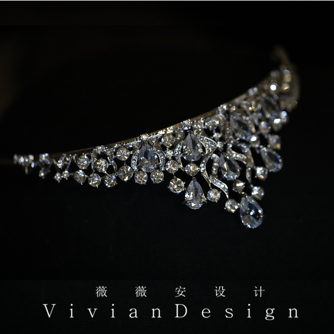 2020 New Bride Zircons Stone Water Drill Crown Princess Head Wedding Headwear Crown Child Crown Gift