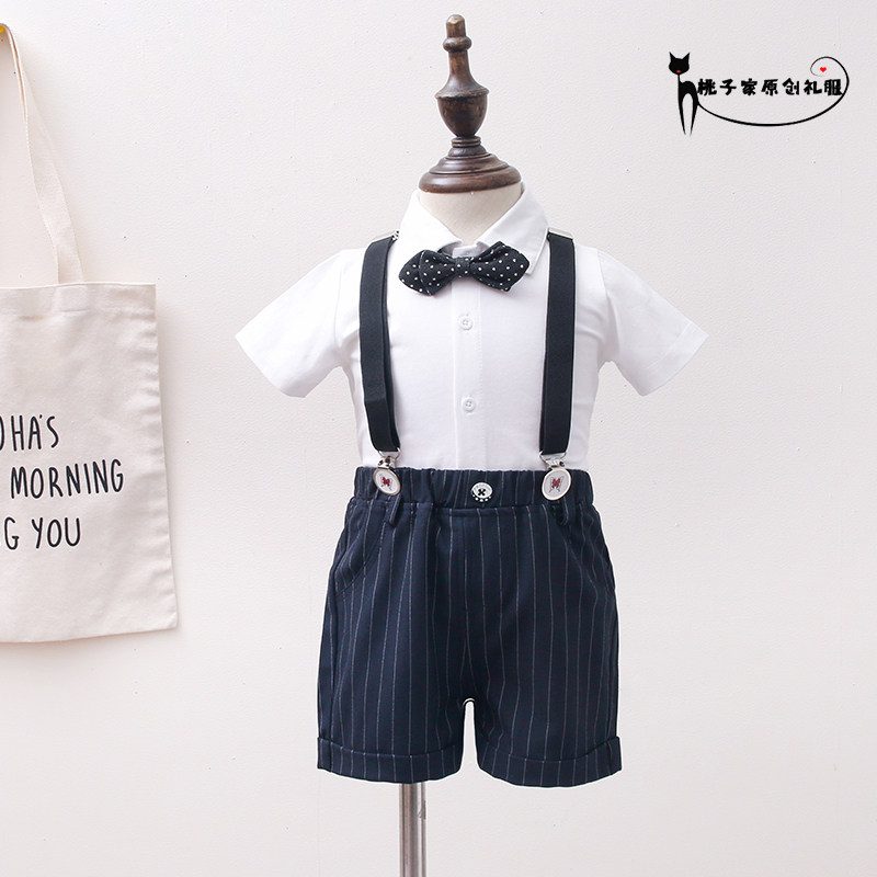 Children Suits Suit Foreign Pie Summer Baby Dress Children Attend Wedding Costumes Boy West Suit Inelun Wind