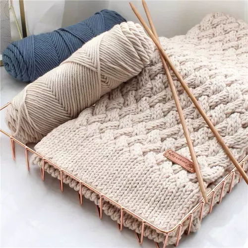 Зимний шарф, шапка, плетеный шерстяной клубок пряжи ручной работы для начинающих для влюбленных