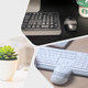 Shuangfeiyan FG1010 wireless keyboard and mouse set silent office typing desktop laptop keyboard and mouse