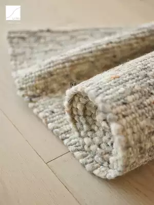 German PAULIG brand imported wool living room carpet high-end handmade simple solid color Japanese Curry particles