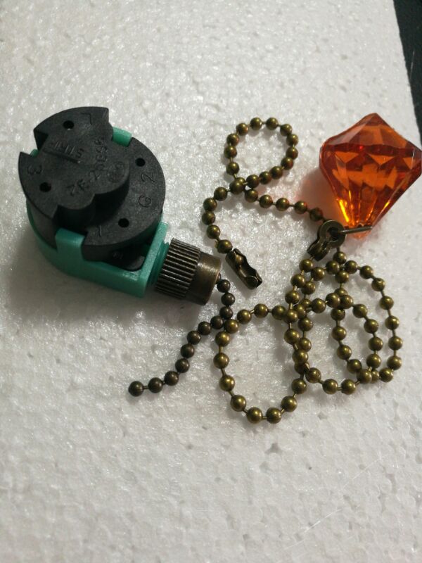 Pull-rope switch ceiling fan light throttle switch ceiling fan lamp Three-gear throttle pull rope switch 220v Three-gear throttle switch