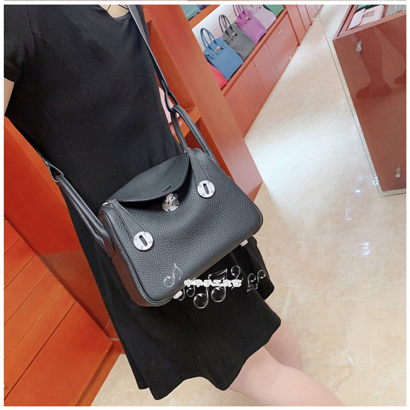mini lindi handbag version drawing doctor bag inclined cross-pack drawings handmade leather type drawings customised
