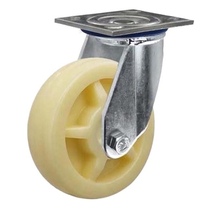 Heavy-duty 4-inch 5-inch 6-inch 8-inch nylon universal directional brake pallet truck mechanical equipment special wear-resistant and labor-saving wheel