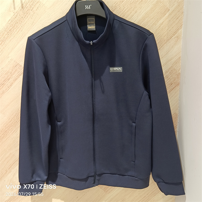 361 ° Sports Casual Wear 2026 Autumn New Men's Stand-Up Collar Zip-Up Sweatshirt 552634052A 361 ° Sports Casual Wear 2026 Autumn New Men's Stand-Up Collar Zip-Up Sweatshirt 552634052A