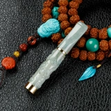 Девять -летящие магазин шесть цветов Zobo Подличный нефритовый держатель сигарет Мужчины и женщины с толщиной с двойным использованием Циклика может быть очищена до держателя сигарет