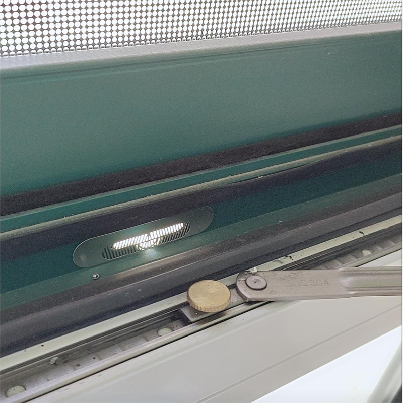 Lida yarn world window water hole anti-mosquito stainless steel sculpture 5 stickers net stickers window drain gauze