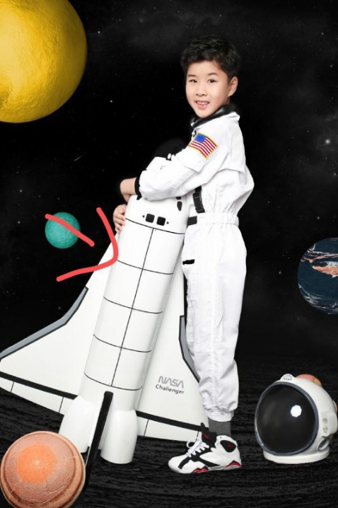 2021 New Nick Props Children Photography Props Photo Gallery Photo Props Airplane Rocket 80 cm Can Be Set
