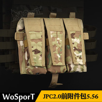 WoSporT Manufacturer Direct Marketing JPC2 0 Vest Front Accessories Pack 5 56 Tactical Gear Accessories Triplex