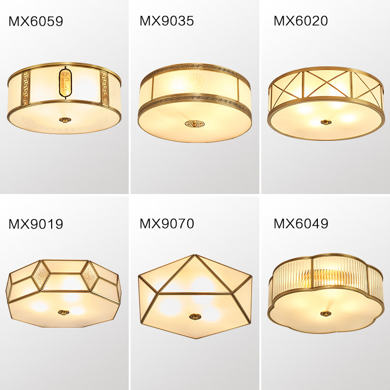 Full copper suction top light modern minimalist light extravaganza RED CREATIVE PERSONALITY BEDROOM BOOK HOUSE CLOAKROOM WITH BALCONY WALKWAY LUMINAIRE