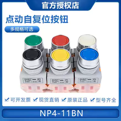 Chint Red Green Button NP4-11BN(LAY7 Y090) flat button reset jog button switch