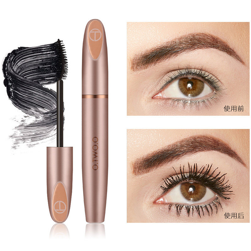 Exported to Dubai Super hot black fiber mascara thick, long-lasting, waterproof, not smudged, easy to use in Europe and America