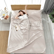 Du lịch xách tay khách sạn trên bẩn túi ngủ đôi bông duy nhất dành cho người lớn travel quilt cover sheets cotton chống bẩn pad