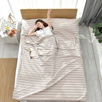 Du lịch xách tay khách sạn trên bẩn túi ngủ đôi bông duy nhất dành cho người lớn travel quilt cover sheets cotton chống bẩn pad túi ngủ văn phòng cao cấp