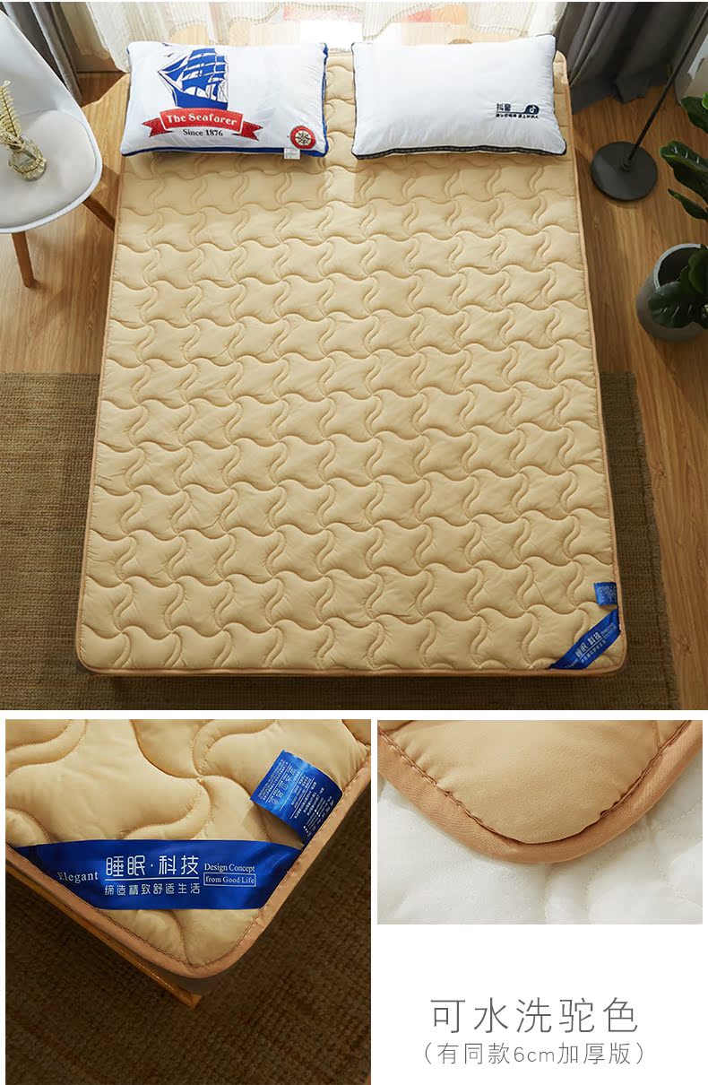 Nệm 1.8 m giường tatami mat 1.5 m ký túc xá sinh viên 1.2 m 2 m chống trượt độ ẩm đôi mùa đông và mùa hè dual-sử dụng