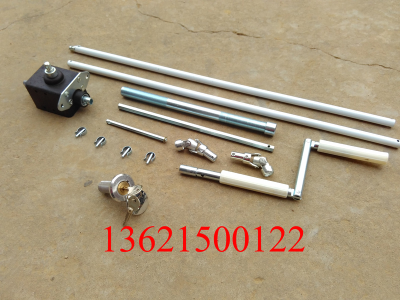 Two-Way Wall-Penetrating Hand Crank Tubular Motor for Rolling Shutter Doors, Power Outage Folding Hand Crank with Internal and External Locks, Universal Bearing Two-Way Wall-Penetrating Hand Crank Tubular Motor for Rolling Shutter Doors, Power Outage Folding Hand Crank with Internal and External Locks, Universal Bearing