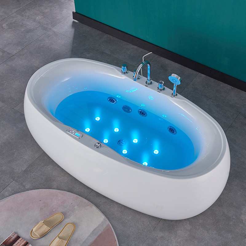 Hang Danny bathtub Home Freestander Surf Massage Cylinder Intelligent Thermostatic Heating Tub Modern Light Lavish Bath