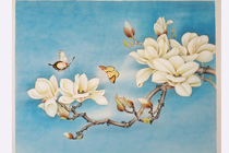 Yulan finished painting of a piece (ice and jade finish)