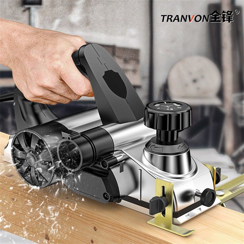 Portable electric shears planer woodworking planer household desktop multi-function electric planer sub-press planer table planer small wood planer electric