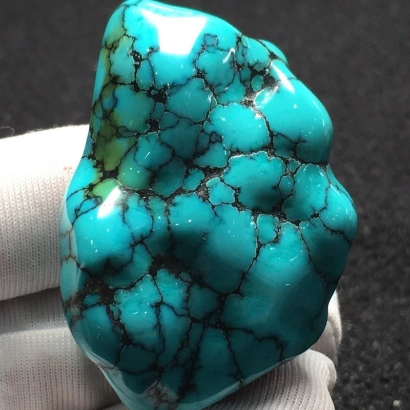Tibetan Turquoise, Blue Turquoise, One of the Four Ancient Jade Stones, Turquoise, Blue Turquoise Raw Stone Ornament, Collectible Piece Tibetan Turquoise, Blue Turquoise, One of the Four Ancient Jade Stones, Turquoise, Blue Turquoise Raw Stone Ornament, Collectible Piece