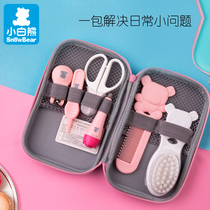 Little White Bear Baby Nail Clipper Nail Clipper Comb Ear Baby Combination Care Set 09670