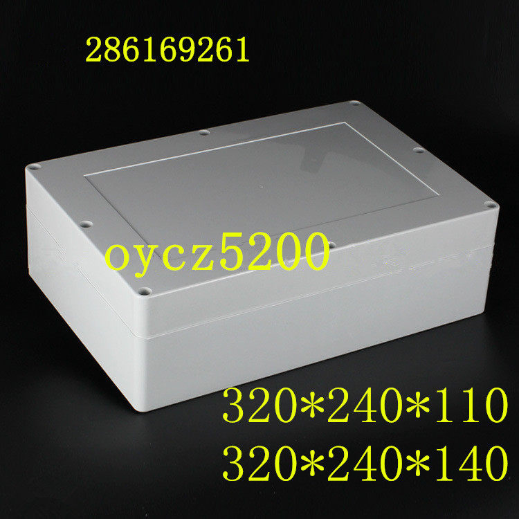 F10 plastic waterproof case 320 * 240 * 110mm Parking brushed card housing lithium battery housing open pore 
