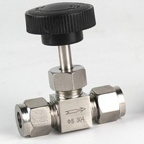 304 stainless steel card sleeve needle valve globe valve Imperial 1 2mm card sleeve needle valve globe valve