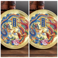 Color Dragon Phoenix Chengxiang (золото+золото)