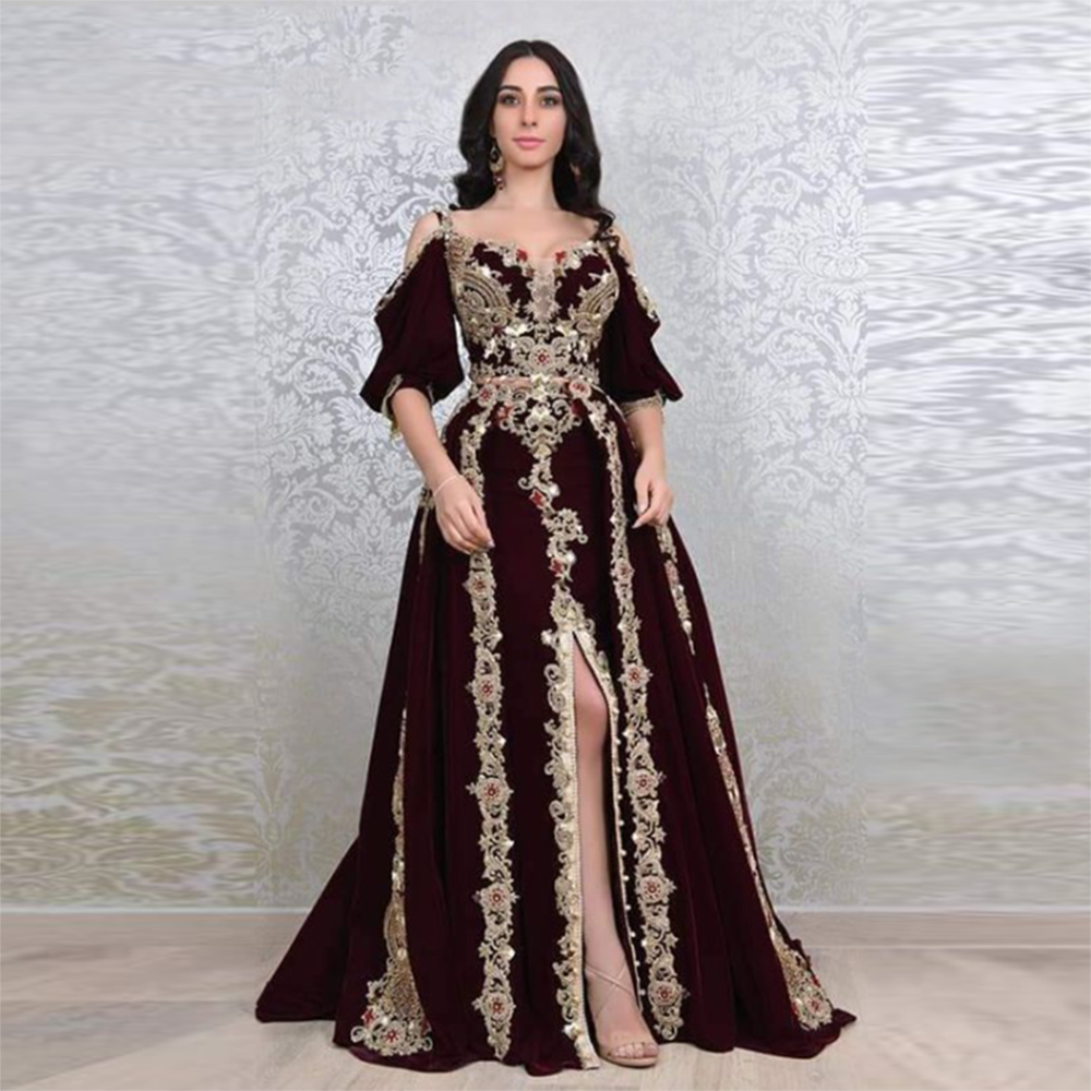 Laxsesu Moroccan Kaftan Arabic Evening Dresses Dubai Saudi A Laxsesu Moroccan Kaftan Arabic Evening Dresses Dubai Saudi A