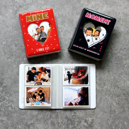 Polaroid, маленькая ретро карточная книга, система хранения, фотоальбом, 3 дюймов