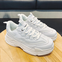 Summer daddy shoes men in tide white sports shoes and high shoes 2022 new national tide small white tide shoes