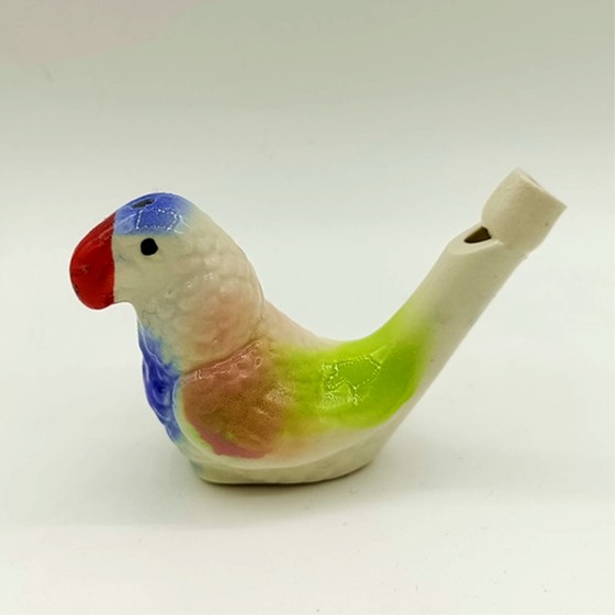 Ceramic cartoon animal zodiac water bird whistle water blowing bird call bird whistle children's toy street stall scenic gift