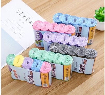 Large Roll Roll Household Disposable Black Plastic Bag Kitchen Dormitory Color Medium Bag Thickening