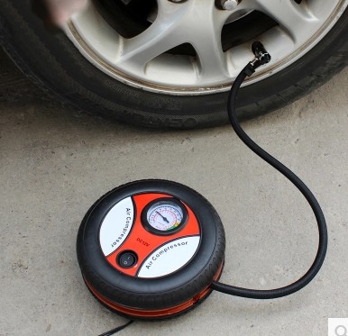 Upgrade Vehicle Inflatable Pump Automobile with 12V cigarette lighter tire high pressure portable car air pump gas tube