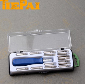 Multifunctional combination screwdriver 16 in one manual screwdriver universal screwdriver set