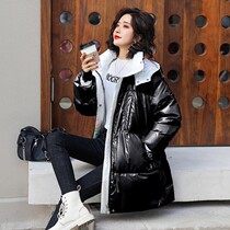 Four Seasons Green Womens Dress New Hangzhou 2021 Years Winter Bright Face Free From Washout Thickened Mid-Length White Duck Suede Down Clothing