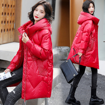 Four Seasons Green Women Dress New Hangzhou 2021 South Korea East Gate Down Clothing Red Fashion Small Sub Thickened Jacket
