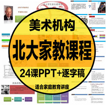 2024 D5-17 Childrens Creative Art Peking University Teaching Course PPT Courseware Drawing Room Electronic File Organization