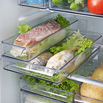 Refrigerator storage box Frozen preservation box Drawer-type finishing Kitchen food storage box Food storage artifact