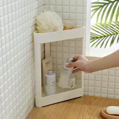 Sink shelf Powder room Corner tripod Floor-to-ceiling toilet Toilet sink Bathroom storage shelf