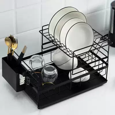 Kitchen rack supplies, utensils, drying, washing, draining, bowl rack, bowl cabinet, dishes, chopsticks, knife storage box, tableware rack