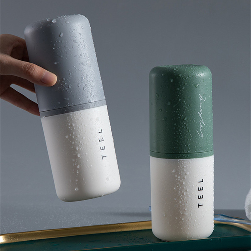 Travel Clothing Wash Protection Suit Tourism Supplies Portable Wash Cups Toothbrush Toothpaste Containing Boxes Bag For Business Stocked Deity