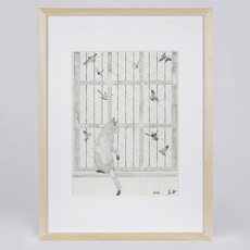 Ручной писателей/оригинал Художник ограниченным тиражом из