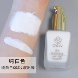 Белая жидкая фундамент чистый белый макияж 2D Макияж Базовый жидкий жидкий клоун Клоун Коз