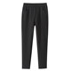 2023 Autumn Plus Size Pants Women's Pants New Black Nine-Point Pants Elastic Waist Fat MM Highly Elastic Small Foot Pencil Pants
