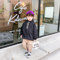 (20% off for 1 piece)Childrens short windbreaker Boys spring and autumn jacket Baby Western style stormtrooper Childrens clothing Korean spring clothes