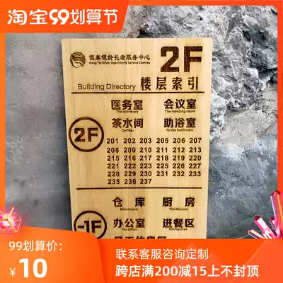 Customized solid wood wooden listing business time board Billboard signboard signboard floor index board creative decorative wooden board