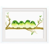 Cross Stitch 2025 Новые животные маленькие кусочки простая вышивка